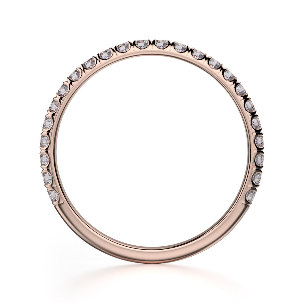 MICHAEL M Diamond Wedding Band