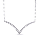 Load image into Gallery viewer, Diamond Chevron Necklace