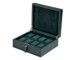 Load image into Gallery viewer, WOLF British Racing Green 8 Piece Watch Box