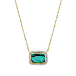 Load image into Gallery viewer, SLOANE STREET Green Tourmaline Necklace