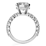 Load image into Gallery viewer, Crown Hidden Halo Engagement Ring
