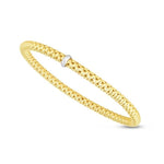Load image into Gallery viewer, 14K Yellow Gold Stretchable Popcorn Bracelet