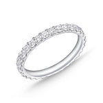 Load image into Gallery viewer, MEMOIRE 18K White Gold Odessa Diamond Eternity Wedding Band