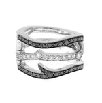 Load image into Gallery viewer, STEPHEN WEBSTER 18K White Gold Thorn Convertible Ring
