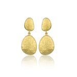 Load image into Gallery viewer, Hammered Drop Earrings

