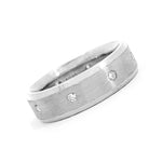 Load image into Gallery viewer, 18K Men's Diamond Wedding Band