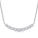 Load image into Gallery viewer, 14K White Gold Diamond Neckalce
