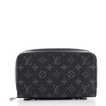 Load image into Gallery viewer, Pre-Owned LOUIS VUITTON Zippy Wallet Monogram Eclipse Canvas XL
