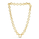 Load image into Gallery viewer, 14K Yellow Gold Round Link Chain