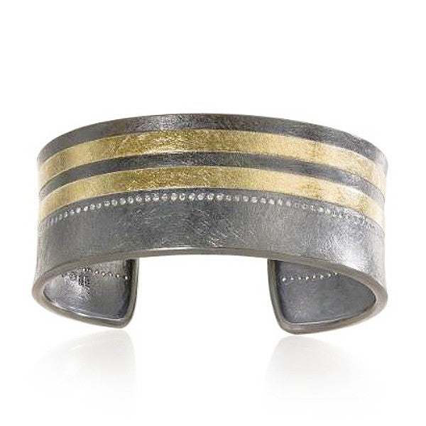 Gold and Silver Diamond Cuff- Limited Edition