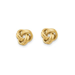 Load image into Gallery viewer, 14K Yellow Gold Love Knot Stud Earrings