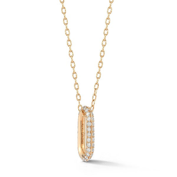Saxon Pave Diamond Link Necklace
