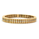 Load image into Gallery viewer, 18K Yellow Gold Diamond Stretchable Bracelet