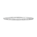 Load image into Gallery viewer, DEMEGLIO 18K Yellow Gold Diamond Cluster Station Stretch Bracelet