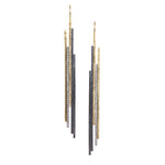 Load image into Gallery viewer, TODD REED Diamond Drop Earrings