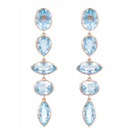 Load image into Gallery viewer, Blue Topaz Earrings
