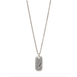 Load image into Gallery viewer, Dog Tag Necklace with Black Diamonds
