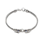 Load image into Gallery viewer, JOHN HARDY Legends Naga Silver And Blue Sapphire Dragon Bracelet