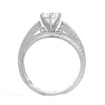 Load image into Gallery viewer, Platinum Vintage Diamond Engagement Ring - Final Sale
