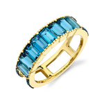 Load image into Gallery viewer, Blue Topaz Fashion Ring
