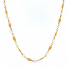 Load image into Gallery viewer, 18K YELLOW GOLD ROSE CUT DIAMOND AND TEXTURED SPINDLE NECKLACE