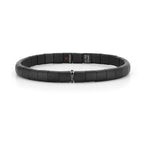 Load image into Gallery viewer, ROBERTO DEMEGLIO Pura Stretch Bracelet with Black Diamond Station
