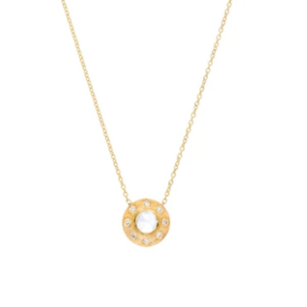 SETHI COUTURE 18K Yellow Gold Dunes Classic White Diamond Necklace