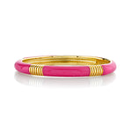 Load image into Gallery viewer, SLOANE STREET Hot Pink Enamel Stackable Band