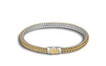 Load image into Gallery viewer, JOHN HARDY Icon Reversible Bracelet 18K Yellow Gold & Sterling