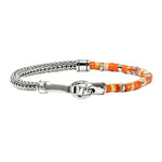 Load image into Gallery viewer, JOHN HARDY Heishi Halfway Orange Beaded Bracelet