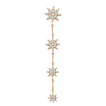 Load image into Gallery viewer, Venus Star Dangling Diamond Earring  - Single
