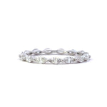 Load image into Gallery viewer, Marquise Diamond Eternity Stackable Band
