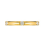 Load image into Gallery viewer, SETHI COUTURE 18K Yellow Gold Luna Single Stone White Diamond Band
