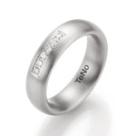 Load image into Gallery viewer, TENO Stainless Steel Diamond Band - FINAL SALE