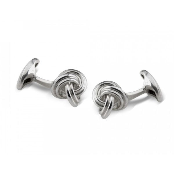 DEAKIN & FRANCIS Silver Knot Cufflinks