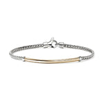 Load image into Gallery viewer, JOHN HARDY Essential Sterling Silver and 14K Yellow Gold Bar Bracelet