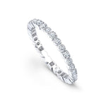 Load image into Gallery viewer, BEVERLY K 18K White Gold Diamond Eternity Wedding or Anniversary Band