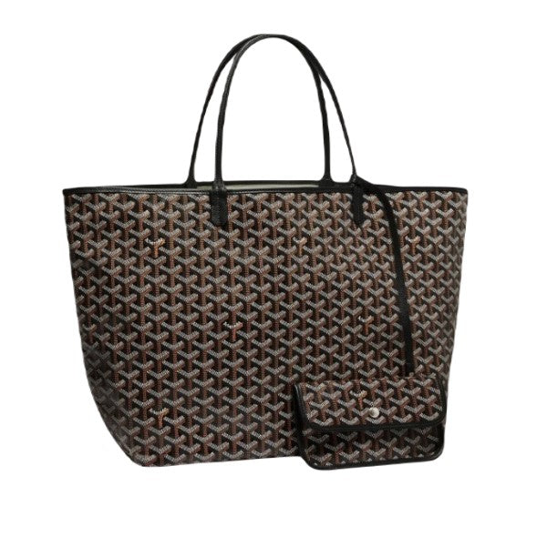 Pre-Owned GOYARD Goyardine Saint Louis PM Black