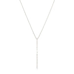 Load image into Gallery viewer, SETHI COUTURE 18K White Gold Cien 4 Stone White Diamond Necklace