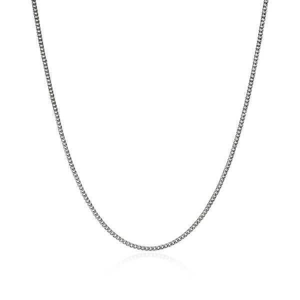 JOHN HARDY Sterling Silver 2.1mm Curb Link Chain Necklace