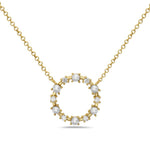 Load image into Gallery viewer, 14K Yellow Gold Pearl Necklace