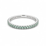 Load image into Gallery viewer, 14K White Gold Alexandrite Stackable Ring
