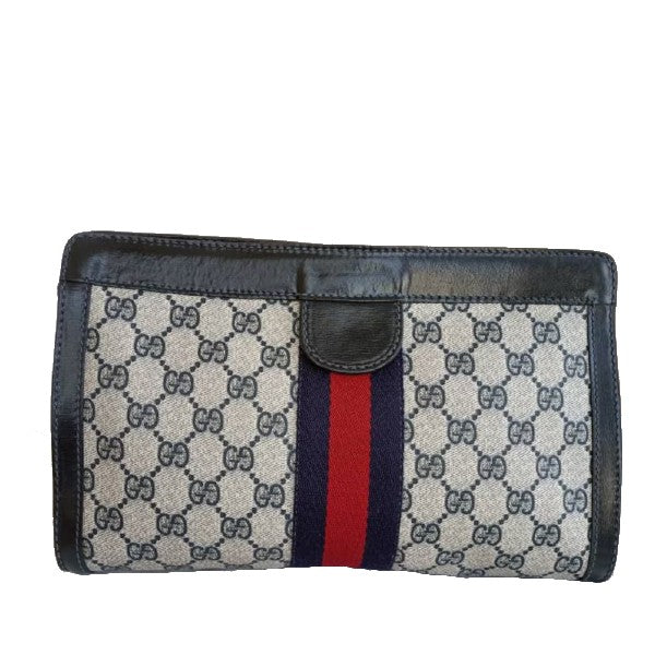 Pre-Owned Gucci Monogram Parfums Clutch