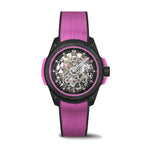 Load image into Gallery viewer, NORQAIN Wild ONE Skeleton Hyper Pink 39mm Automatic Watch