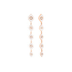 Load image into Gallery viewer, CASATO Mikou Diamond Ceramic Pendant Earrings
