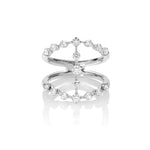 Load image into Gallery viewer, CASATO 18K White Gold Rock Party Diamond Ring
