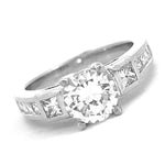 Load image into Gallery viewer, 3-Stone Diamond Engagement Ring