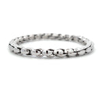 Load image into Gallery viewer, Stretchable 18K White Gold Link Bracelet