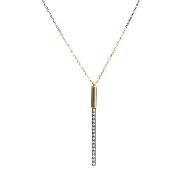 KATE MALLER Long Light Saber Necklace