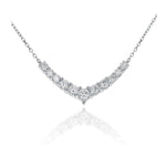 Load image into Gallery viewer, Diamond V-Necklace